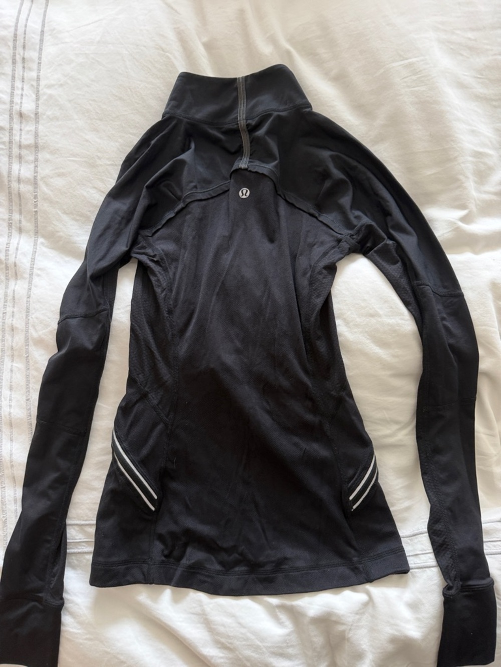 lululemon athletica Black Quarter-Zip Performance Top - Picture 3 of 4